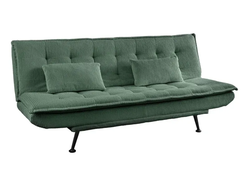 Canapé-lit velours côtelé moderne 195 cm 3 places – JAZZ