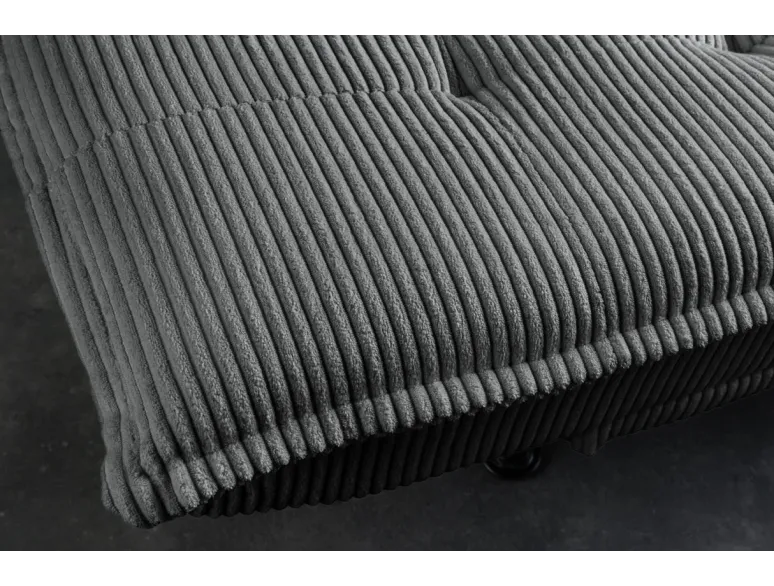 Canapé-lit velours tricoté moderne 195 cm 3 places – JAZZ