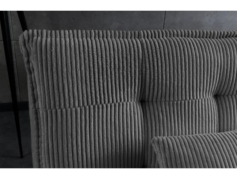 Canapé-lit velours tricoté moderne 195 cm 3 places – JAZZ