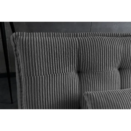 Canapé-lit velours tricoté moderne 195 cm 3 places – JAZZ