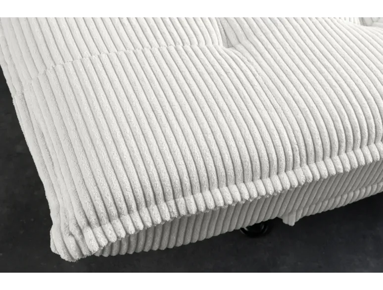 Canapé-lit velours tricoté moderne 195 cm 3 places – JAZZ