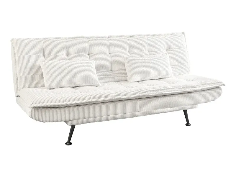 Canapé-lit velours côtelé moderne 195 cm 3 places – JAZZ
