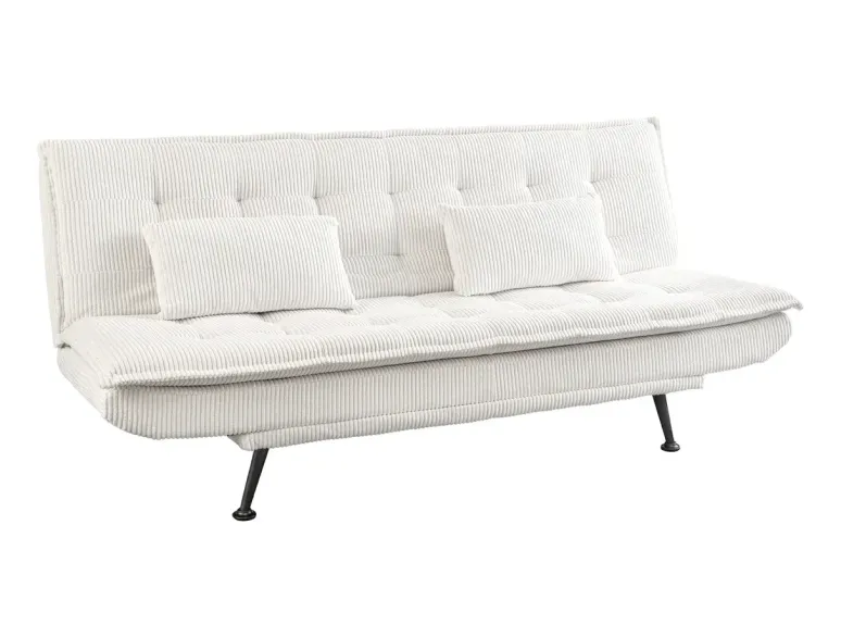 Canapé-lit velours tricoté moderne 195 cm 3 places – JAZZ