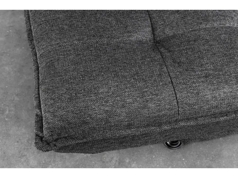 Canapé-lit tissu texturé moderne 195 cm 3 places – JAZZ