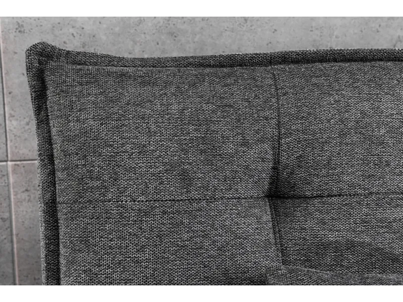 Canapé-lit tissu texturé moderne 195 cm 3 places – JAZZ