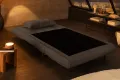 Fauteuil-lit SMART compact 100 cm – Velours côtelé, sans accoudoirs
