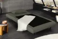Fauteuil-lit SMART compact 100 cm – Velours côtelé, sans accoudoirs