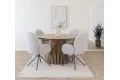 Table ronde bois Ø140 cm OSAKA – table à manger ronde chêne naturel