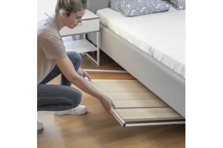 Bureau Pliable avec Étagère Intégrée — Sans Montage | Decozzia 2