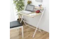 Bureau Pliable avec Étagère Intégrée — Sans Montage | Decozzia