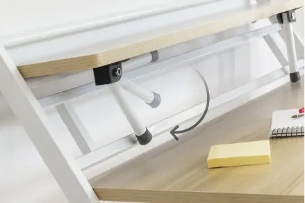 Bureau pliable avec étagère — se range en 3 cm, aucun montage requis 2