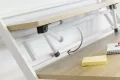 Bureau pliable petit espace | Bureau gain de place sans montage – Decozzia