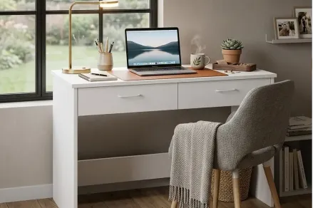 Bureau Blanc 80x40x75 cm