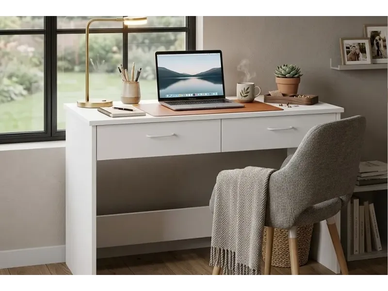 Bureau Blanc 80x40x75 cm