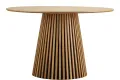 Table à manger ronde bois Ø120 cm OSAKA – table ronde chêne naturel design minimaliste gain de place
