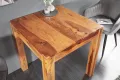 Table salle à manger carrée en bois massif 70cm