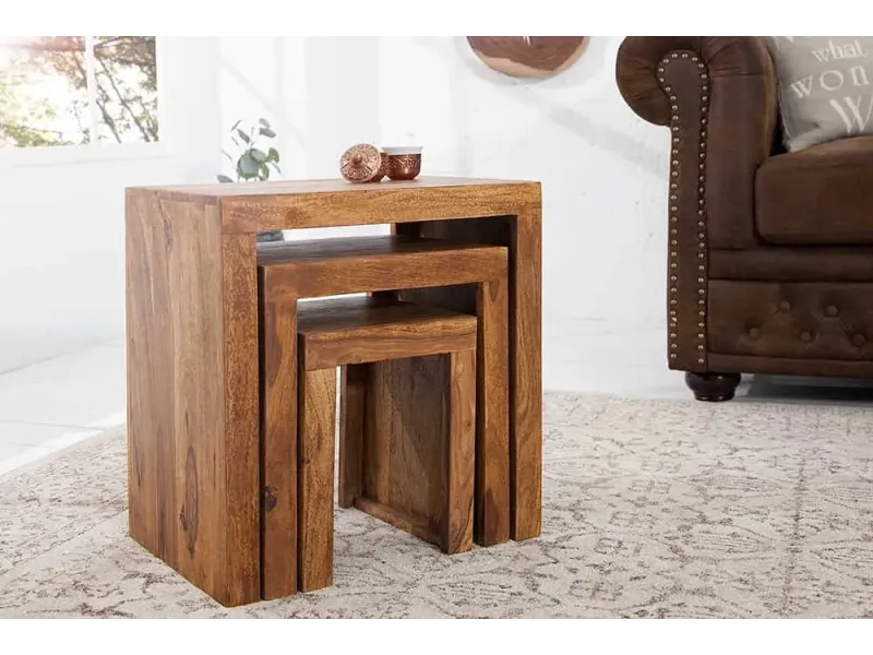 Table basse gigogne| La force du design, la douceur du foyer.
