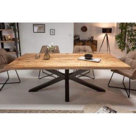 Table en bois massif| La force du design, la douceur du foyer. 2
