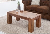 Table basse 100 cm rectangelaire en bois massif Table basse 100 cm rectangelaire en bois massif