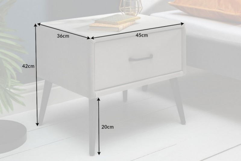 Table de chevet| La force du design, la douceur du foyer.