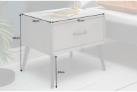 Table de chevet| La force du design, la douceur du foyer.