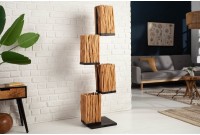 Lampadaire de 154cm en bois massif coloris naturel Lampadaire de 154cm en bois massif coloris naturel