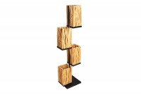 Lampadaire de 154cm en bois massif coloris naturel Lampadaire de 154cm en bois massif coloris naturel