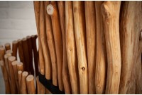 Lampadaire de 154cm en bois massif coloris naturel Lampadaire de 154cm en bois massif coloris naturel