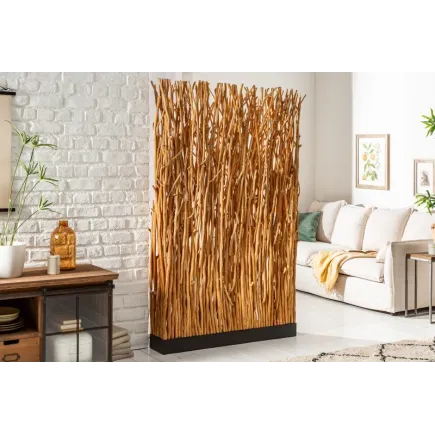 Lampadaire 180cm en bois coloris naturel 2
