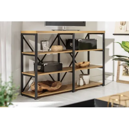 Etagère à 4 plateaux design industriel