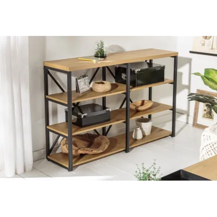 Etagère à 4 plateaux design industriel 2