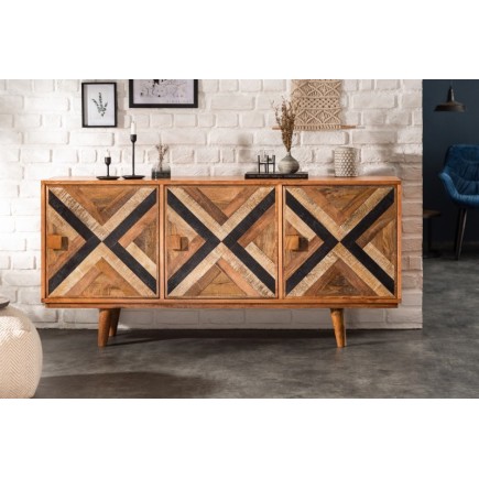 Bahut design de 160 cm coloris naturel 2