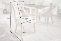 Chaises capitonnées| La force du design, la douceur du foyer.