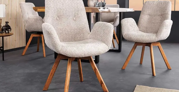 Chaise avec accoudoirs : comment choisir un modèle design pour petite salle à manger