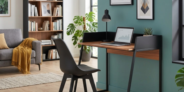 Bureau gain de place : comment choisir un petit bureau design avec rangement pour un espace optimisé
